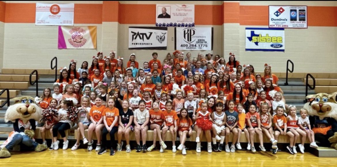 We had a great time at the OHS cheer clinic today! We appreciate the support from our community. 🧡 Can't wait to see our little Bobcats under those FNL this Friday! 📣