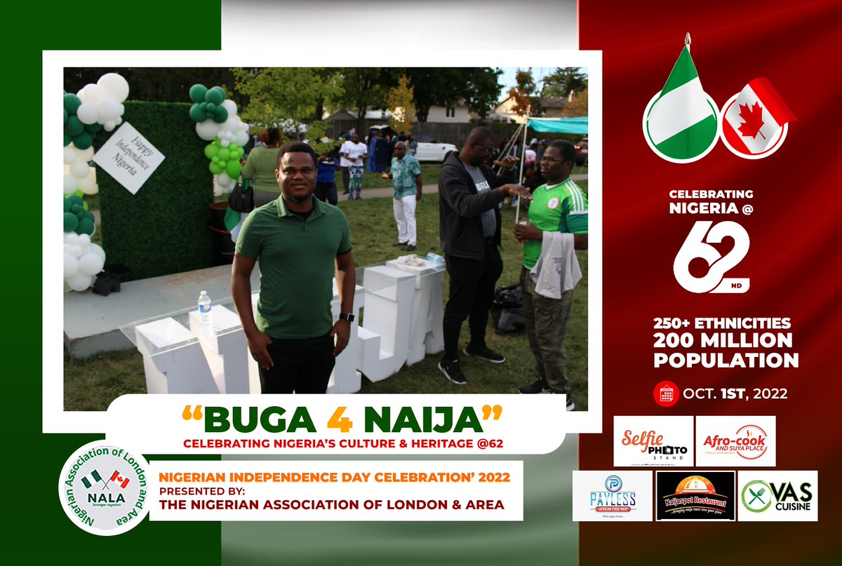 selfiefotostand's tweet photo. #Buga4Naija22 @62 funDay powered by @CommunityNala @selfiefotostand @hummuani @syedyemi @NaijaspotRestaurant @AfrocookSuyaPlace @vascuisine payless africa f https://t.co/LKt5gtG27V