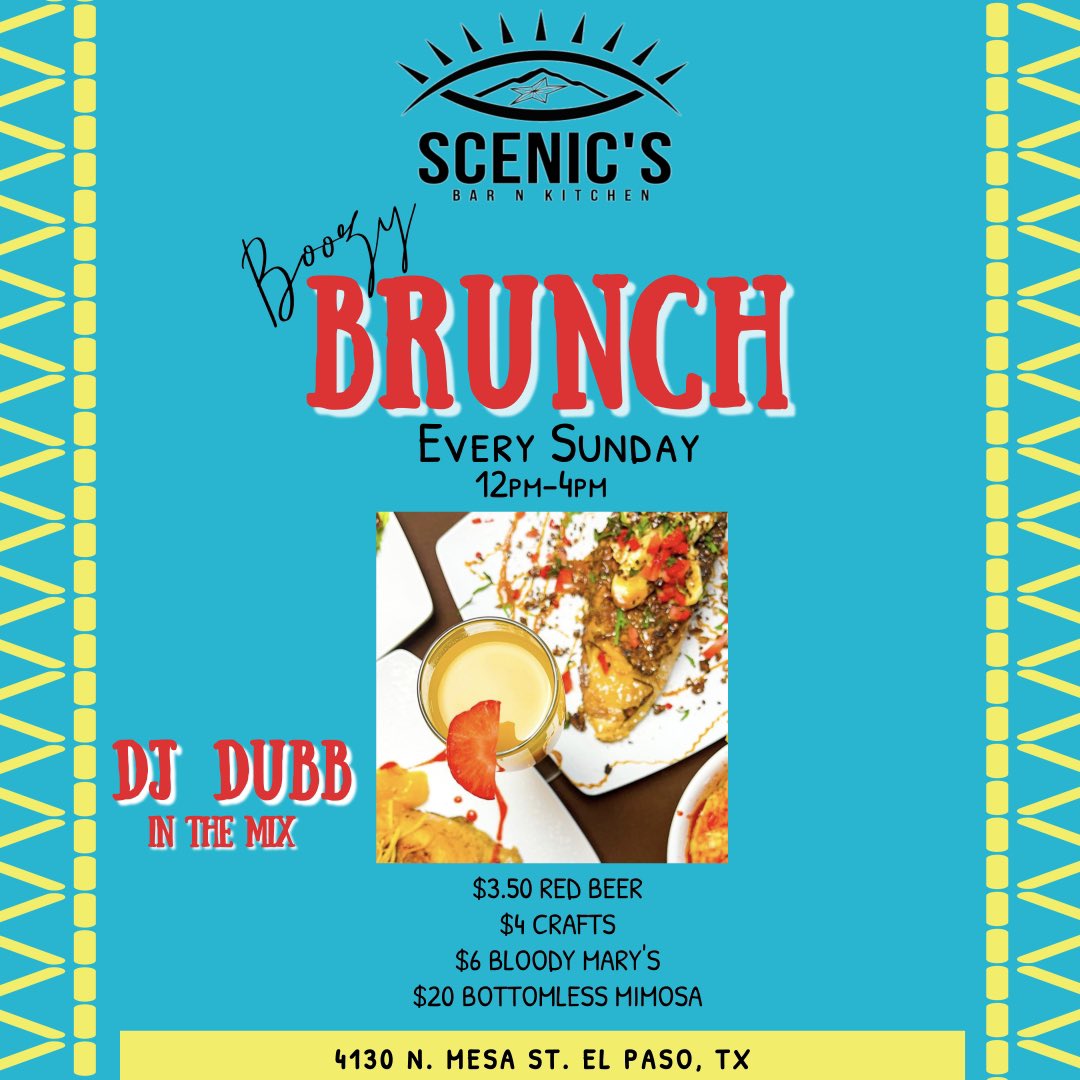 It’s brunch time! Every Sunday 12-4pm.