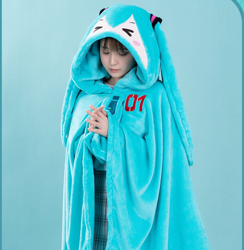 mikugerms's tweet photo. *Official Chinese Merch*

Hatsune Miku - Moeyu Hooded Blanket / Small Pillow

Pre-order:

*Recommended* Otaku Rowlet: https://t.co/p5sLJfKklS

Taobao *You will need a chinese proxy*: https://t.co/nh9b23xBHX https://t.co/DDeEukQEXt