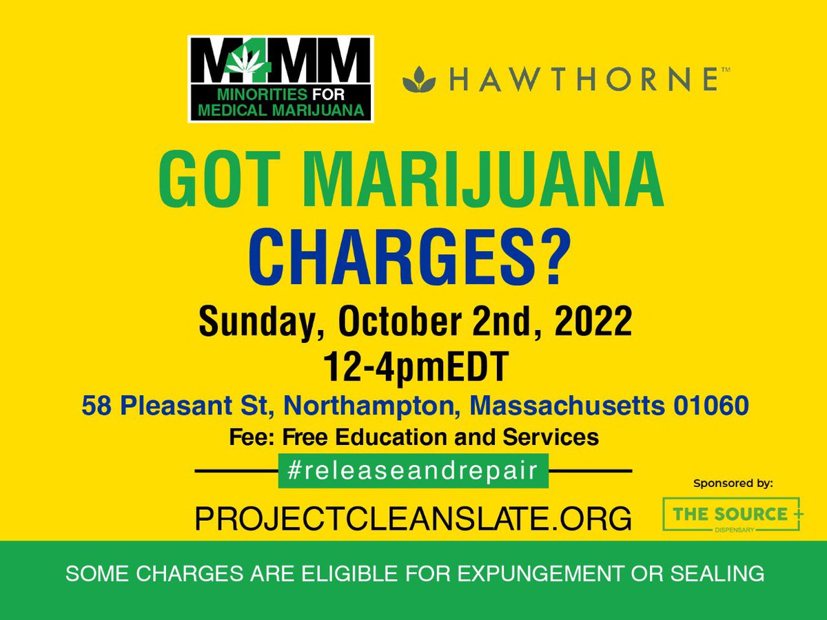 Thank you @hawthornegc for always supporting our efforts to #repairandrelease people from past Marijuana arrests and convictions. Tomorrow we will be on site at The Source Dispensary in North Hampton Massachusetts. We r grateful for the partnership with. @TheSourceNV