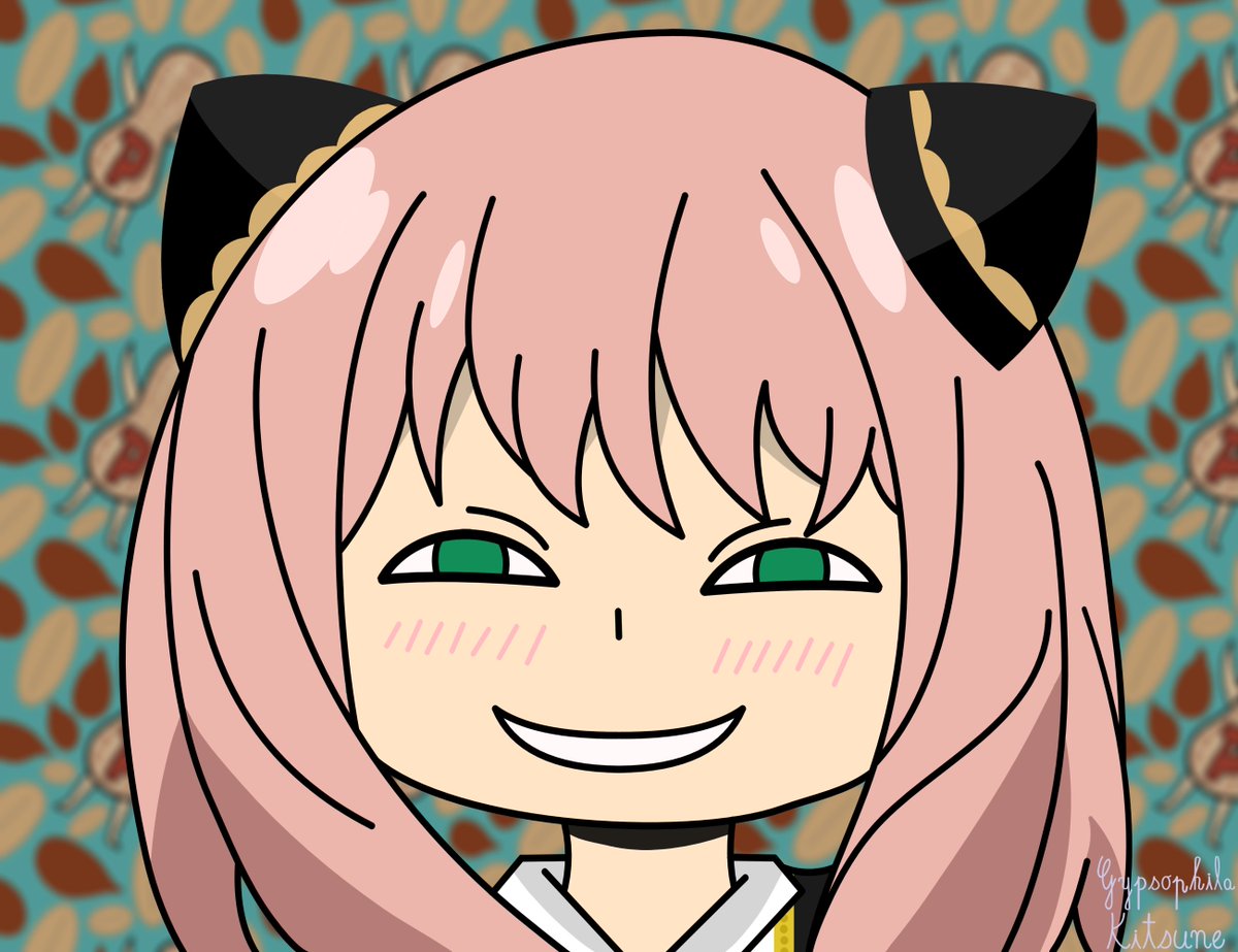 GhypsoKitsune's tweet photo. "🥜Anya Smug Face (in my style) Part 3🥜"

#SPY_FAMILY #SPYxFamily #anime #AnimeArt #animegirl #FANART #illustration #digitalart https://t.co/wM0V8erlYz
