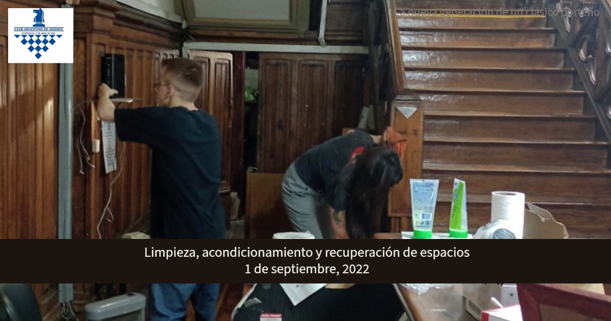 CAAjedrez's tweet photo. El día sábado 1 de octubre, un grupo de socios y socias, miembros de la Comisión Directiva, árbitros y profesores del Club, nos encontramos para trabajar en tareas de limpieza, acondicionamiento y recuperación de espacios de nuestra querida casa.

#ajedrez  #argentinaajedrez https://t.co/MoaPRdCgQ0