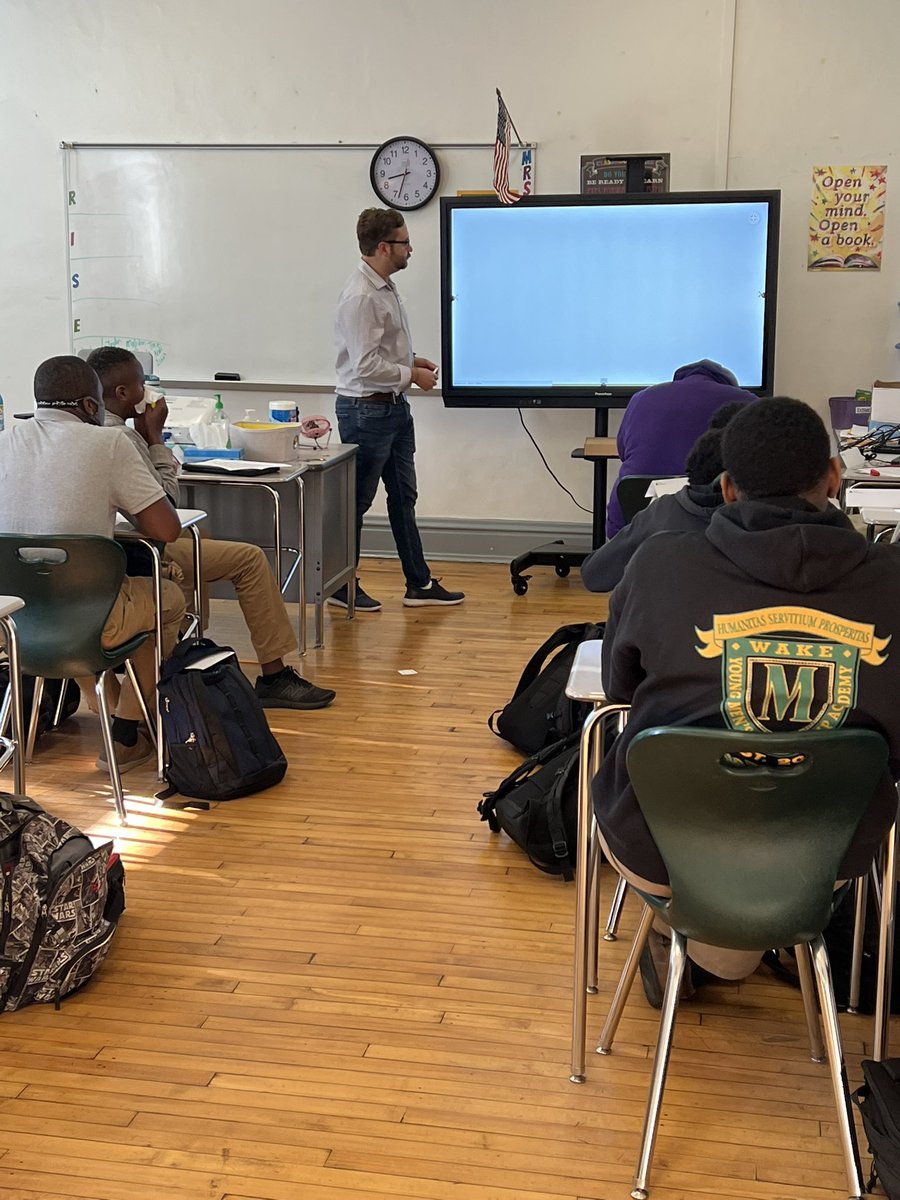 CortinaConnor's tweet photo. #juniorachievement Thank you Junior Achievement of Eastern NC. WYMLA students enjoyed learning about personal finance, economic success, budgeting/saving, branding and so much more. @WakeBoysLead #nccte #careerandtechnicaleducation https://t.co/qXLyaeKEcA