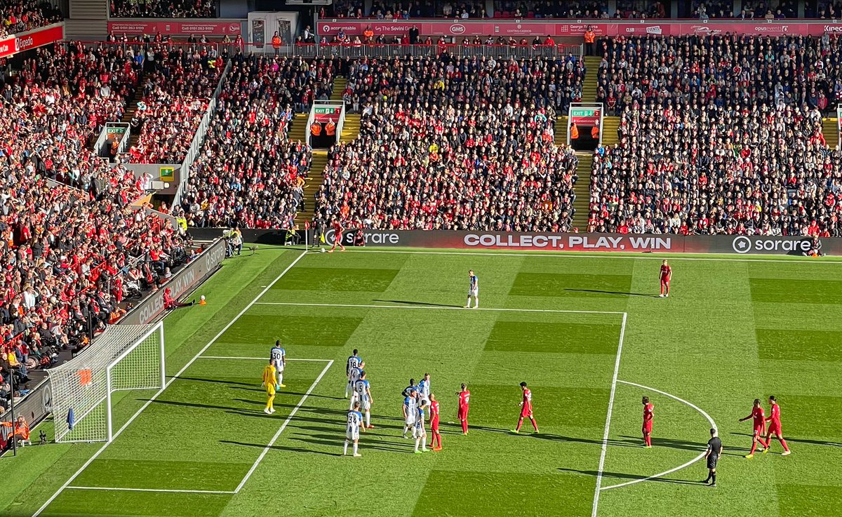 sharmanYNWA's tweet photo. β½οΈ @Sorare adverts at #Anfield this afternoon π
#OwnYourGame #CollectPlayWin π https://t.co/2vRXqV3VGA