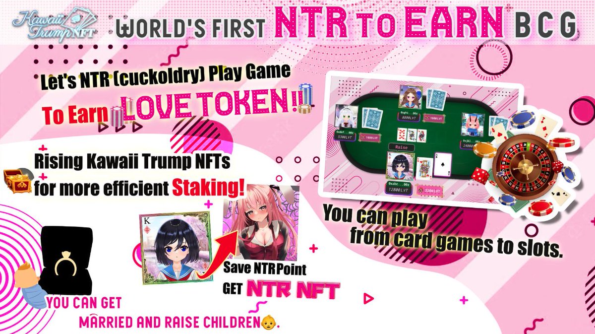 🎁WL Collabs Giveaway🎁
KawaiiTrumpNFT × EmmaNFT
 
Alpha Test of Kawaii Trump NFT is going🃏

Prizes:🏆KTNFT ×5

✅💙 &amp; RT &amp; Tag 3Friends
✅Follow 
<a href="/Kawaii_TrumpNFT/">Kawaii Trump NFT</a>
 &amp; 
<a href="/Emmmmma_tw/">EMMA NFT</a>
 
✅Join Discord
discord.gg/TVuuzzS69M
discord.gg/6vM5GRgABM

⏰48h