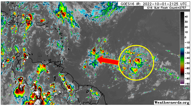 claudio_mj's tweet photo. 🧿Dato Tropical🧿
Esta onda Tropical en el Atlántico central, hay que vigilar su comportamiento, es la que me he referido en días anteriores, sobre su POSIBLE desarrollo, según los modelos meteorológico (1/3) https://t.co/eZKNUJAHmC