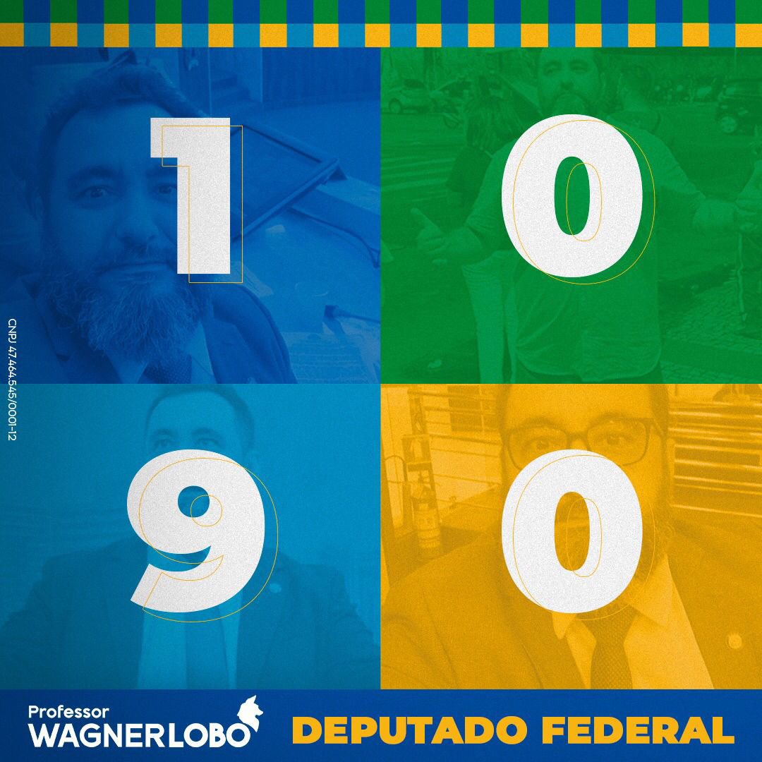 ProfWagnerLobo's tweet photo. A gente tá facilitando pra vocês, viu?! É pra não esquecer mesmo! 😄

Amanhã, é 1️⃣0️⃣9️⃣0️⃣ pra deputado federal! 

Não esquece e repassa pros amigos! Tem muita gente indecisa ainda! Mostra as propostas do Antigão, que é sal! 👊🏻 https://t.co/YKZYUsjp4S