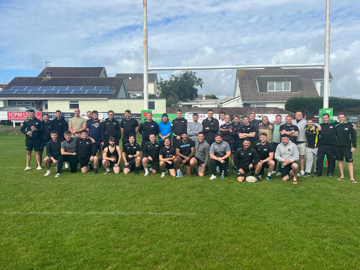 porthcawlrfc's tweet photo. What a day!! 42 players to launch our #SuperSeconds massive shout out to Gareth Davies, Chris Blake and Mike Fraser for all the work theyโve put in to get this off the ground. Top effort lads ๐
#UppaGulls๐๐ค https://t.co/TbWHEt3Lzs