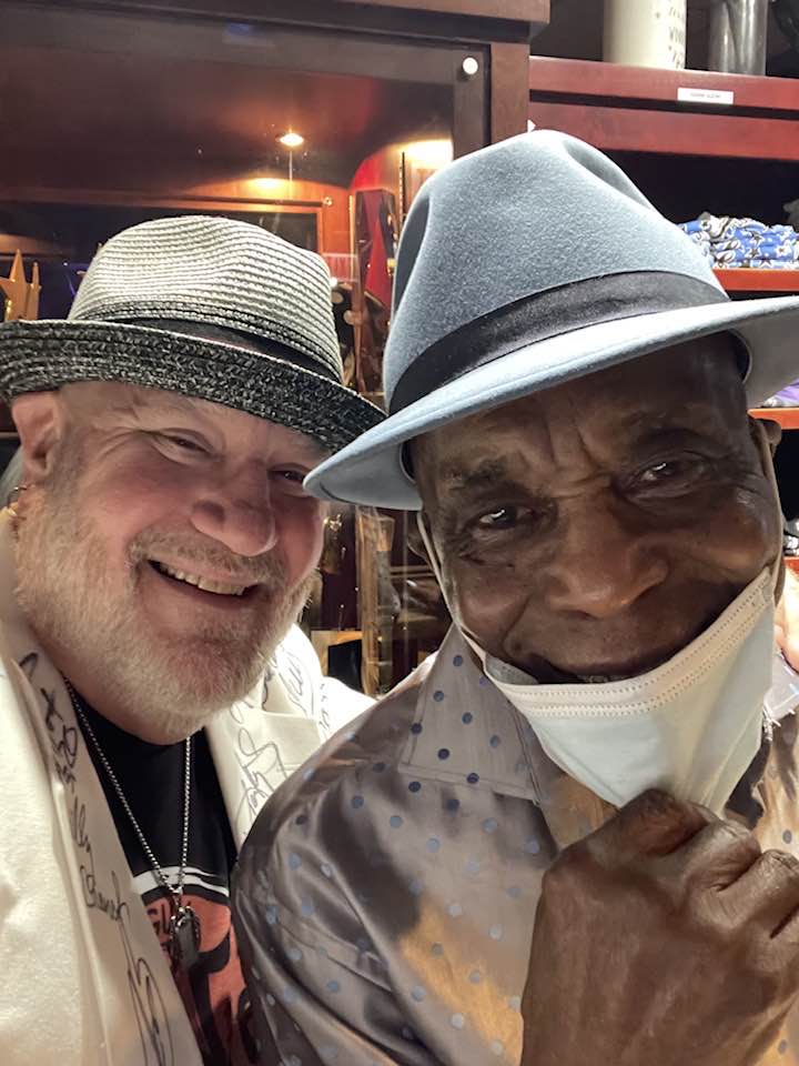 'Hanging out last night with the Boss himself, Mr. Buddy Guy for his CD Release Party for his new album The Blues Don’t Lie.  - Pat Quinn 
#newmusic <a href="/rtItBot/">Retweets #rtitbot tweets!</a> 
#buddyguy #birthday #birthdaywishes