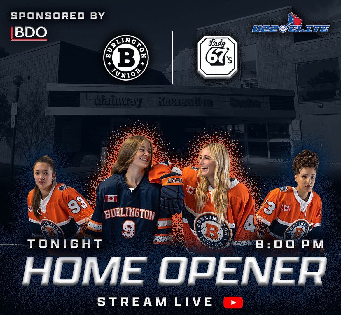 TONIGHT - HOME OPENER

🕗 - 8:00PM
📍Mainway Arena
📺Jr. Barracudas YouTube Channel

See you tonight with your non-perishable food item! We can’t wait to host you all again 🧡💙

#CudaNation #GoCudas #gameday #homeopener #hockey #game #home #hockeynight #youtube #nhl #U22Elite