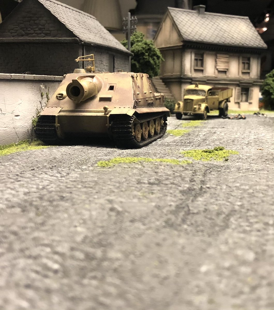 Abandoned Sturmtiger in the village will be the objective for both sides