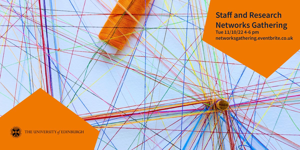 UoE EREN (@uoeren) on Twitter photo Welcome new and returning staff and PhDs!
Come meet UoE Staff Networks - EREN <a href="/UoEBAME/">Staff BAME Network</a> <a href="/dsn_edi/">Disabled Staff Network - University of Edinburgh</a> <a href="/UoEStaffPride/">Staff Pride Network</a> and Womxn of Colour - and Research Networks - <a href="/RaceEDS/">@RaceED</a> @UoE_genderED
Good food, good music, good company!
Register below & spread the word!
eventbrite.co.uk/e/university-o… Welcome new and returning staff and PhDs!
Come meet UoE Staff Networks - EREN <a href="/UoEBAME/">Staff BAME Network</a> <a href="/dsn_edi/">Disabled Staff Network - University of Edinburgh</a> <a href="/UoEStaffPride/">Staff Pride Network</a> and Womxn of Colour - and Research Networks - <a href="/RaceEDS/">@RaceED</a> @UoE_genderED
Good food, good music, good company!
Register below & spread the word!
eventbrite.co.uk/e/university-o…