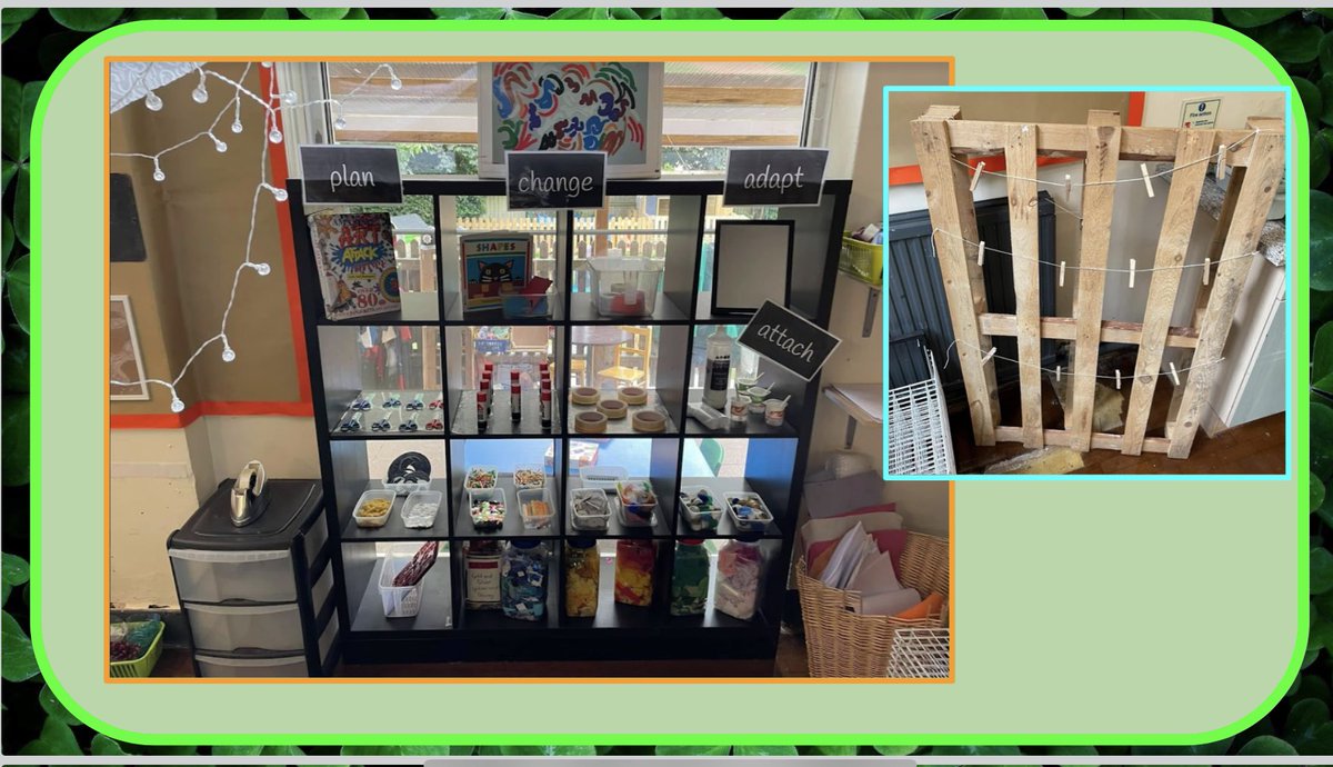 MrMcofficial86's tweet photo. Creative area….
I talk a lot about having that basic range of continuous provision that is always there - like the supermarket essentials. They stay in the same place and don’t get moved around. Creative area layout ☘️ https://t.co/loP20Xdio2