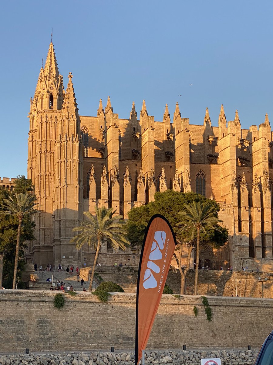HotelsViva's tweet photo. Hoy estamos en Palma, con nuestros amigos de @CadenaSERrunner en la VIII Carrera Nocturna de Sa Murada. ¡Felices de ser colaboradores de esta carrera solidaria!🧡💪
#samuradadepalma #SerRunner #HotelsVIVA https://t.co/W3YDgyhe8O