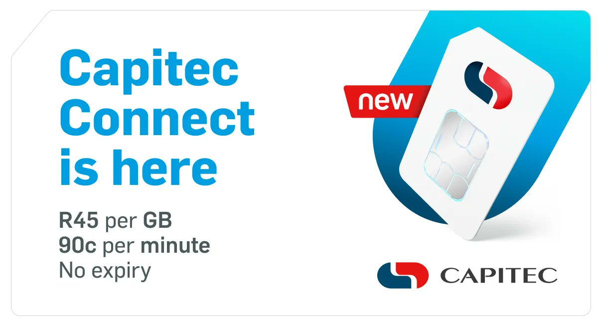 947's tweet photo. Stand a chance to WIN R5000 with @CapitecBankSA Connect &amp; say hello to a simpler connection to life.

Share the crazy things you've done to keep connected with airtime and data. 
Use #CapitecConnect &amp; tag @947 . 
Got a Capitec Connect? Get a bonus R5,000 in airtime.
Ts &amp; Cs apply https://t.co/588JsLb2Af
