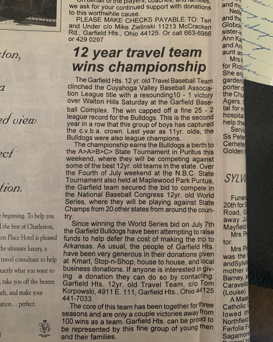 Was going through some boxes yesterday and found these gems.  Looking back I greatly appreciate the impact these times had on my life and relationships that were developed through the game of baseball.  Not to mention this group was pretty damn good at playing the game as well.