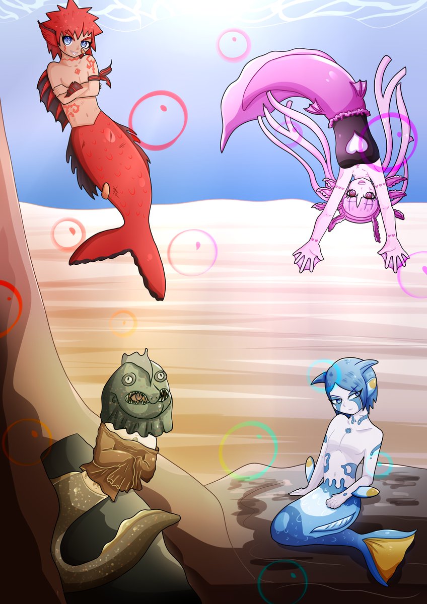 MizumiKahagoArt's tweet photo. #Mermaid - #WarriorsofHope
The full image.
#danganronpafanart #danganronpa #AU #mermaidAU #WarriorsofHope #UltraDespairGirls https://t.co/u1GSwgSlN5