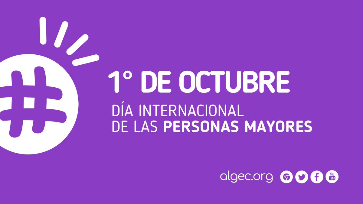 InfoAlgec's tweet photo. #Compartimos #Celebramos 📢🇺🇳 #1DeOctubre, Día Internacional de las #PersonasMayores. En esta nota en la web de #algec, te contamos sobre esta efeméride internacional y cuál es su eje este año, luego de la #pandemia. ⬇️
🔗https://t.co/7pO4CS3Yiq ↗️ https://t.co/L0OlzhA6Qj