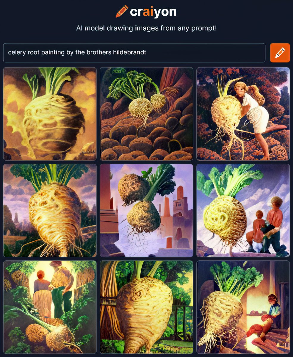 thekylefresh's tweet photo. #CELERYROOT #HILDEBRANDTBROTHERS #SEEDCATALOGUE #CELERIAC #AIVEGETABLES #AIART #CRAIYON #DALLE #DALLEMINI https://t.co/nRGweEBkPp