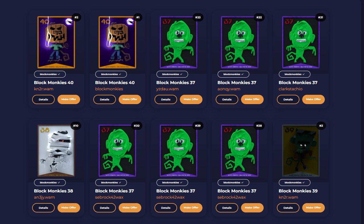 BlockMonkies's tweet image. Yay, it’s October!!

wax.atomichub.io/explorer/schem…

#october @WAX_io #spooky #halloween