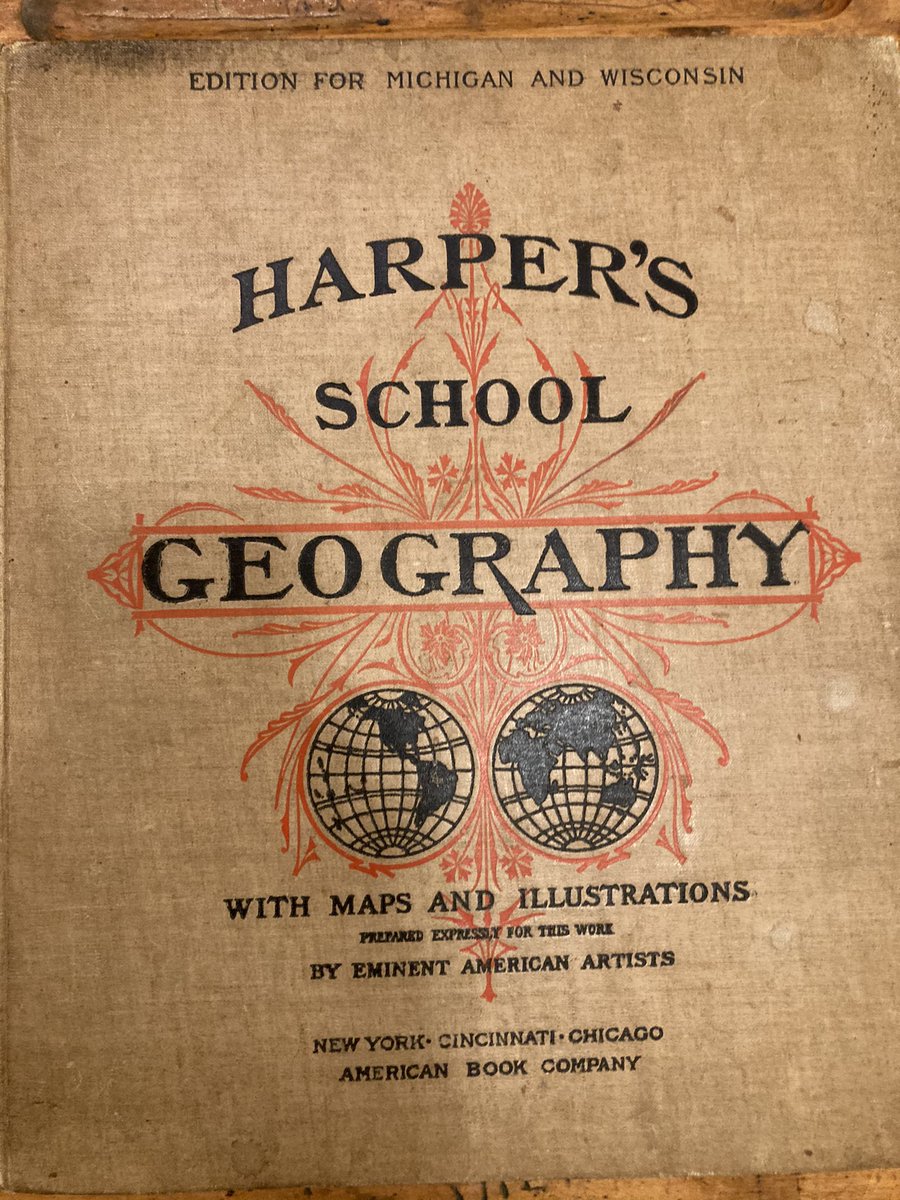 John_M_Nelson's tweet photo. Beautiful geography textbook from 1874. Look at that terrain. https://t.co/2uTjEJEVK9