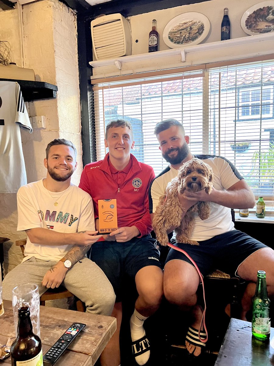 FULL TIME: AFC Fiveways 3-7 Flamborough 

Job done, some outstanding performances today topped off by an accomplished display 👌🏻

Goal scorers:

Joel ⚽️⚽️⚽️
<a href="/JWoodie1/">Woody</a> ⚽️⚽️
Mitch ⚽️⚽️

MOTM’s: Dan, Mitch &amp; Crispy 🥳