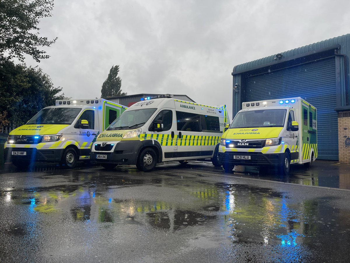 JR103, DA112 and DA129 from #Newark checked, stocked and ready for deployment to the #LondonMarathon  tomorrow!