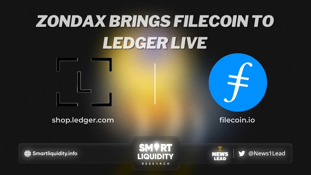🤝Thanks to integration launched by @_Zondax_, @Filecoin is now available on @Ledger Live. 🤝Users can send and receive $FIL directly from #Ledger devices while their private keys remain secure and are never exposed to third parties. 🔽INFO filecoin.io/blog/posts/zon…