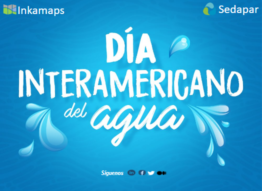 Inkamaps's tweet photo. ¡Sin agua, no hay vida! la frase que acompañamos junto a nuestro aliado SEDAPAR.
El Día Interamericano del Agua es una celebración que tiene como propósito sensibilizar a la población en cuanto a la importancia del agua.
#diainteramericanodelagua #geodir #agua https://t.co/0AsU3M06SU
