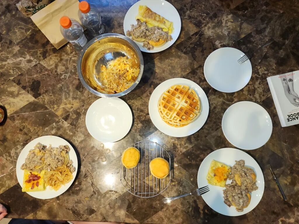 Taking a break from putting together tonight's music for this deliciousness made by <a href="/blackiechan0809/">Jamal Charleswell</a> and @alekat08 

See you at <a href="/drinkatwestend/">The West End Trading Co.</a> tonight ! 

#sanfording #WestEndTradingCompany #sanfordingsaturday #djlife instagr.am/p/CjLeij7ruF_/