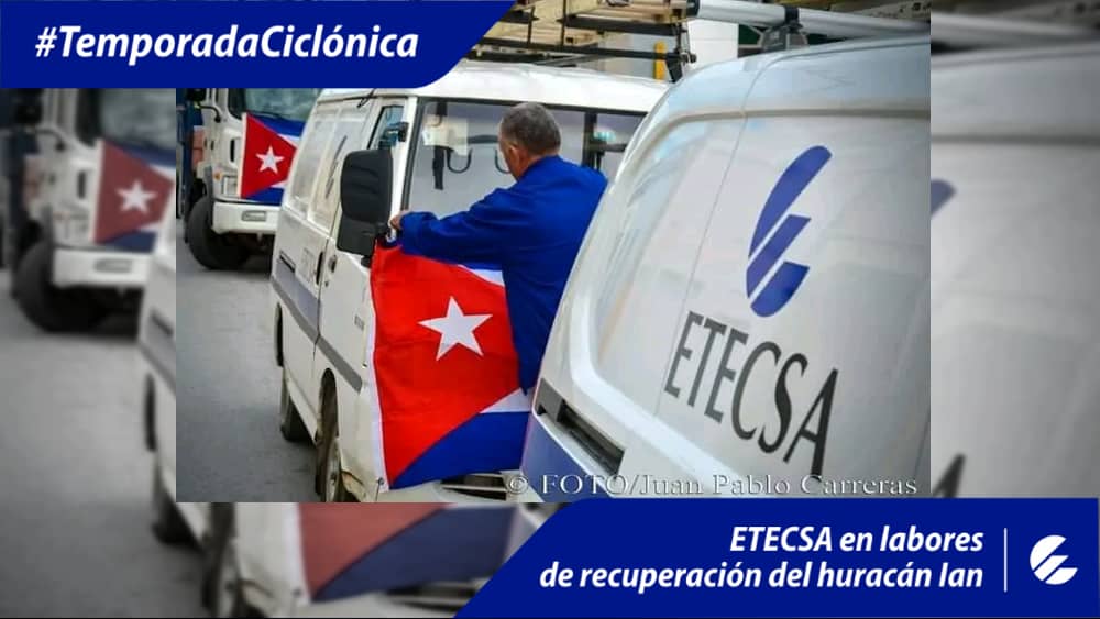 Continúan arribando a #PinardelRio brigadas especializadas de <a href="/ETECSA_Cuba/">ETECSA</a>: linieros, empatadores, torreros, reparadores, civiles, entre otros.  El sentimiento de solidaridad se impone. #FuerzaCuba