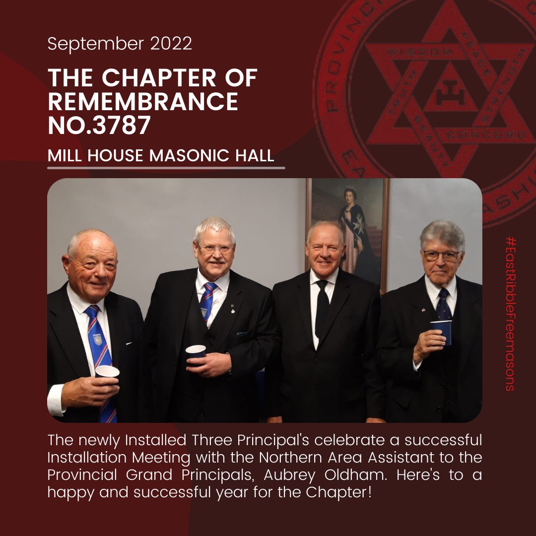 Have a great year all 🔺

#eastribblefreemasons