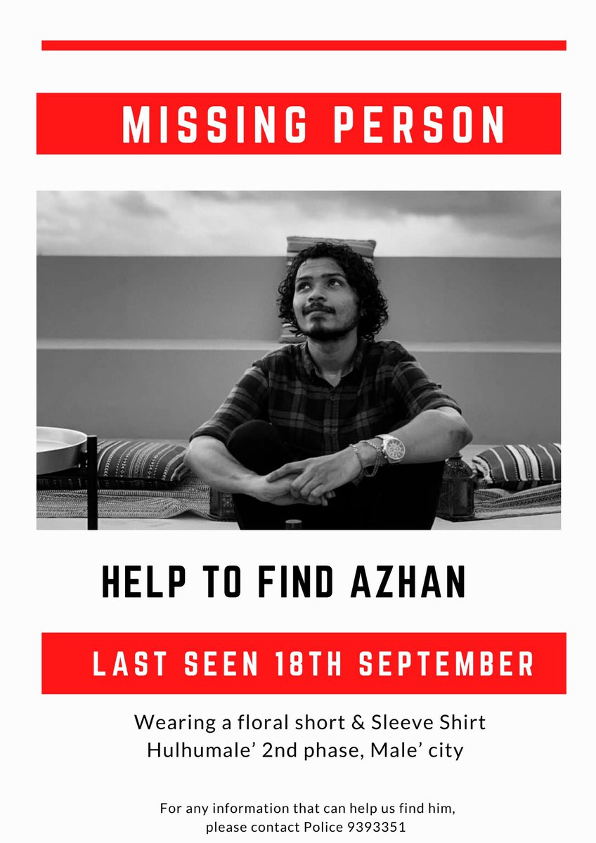Ahmed_Fairoox's tweet photo. Missing Since 18th September.
#FindAzhan https://t.co/fV3aihWHT5