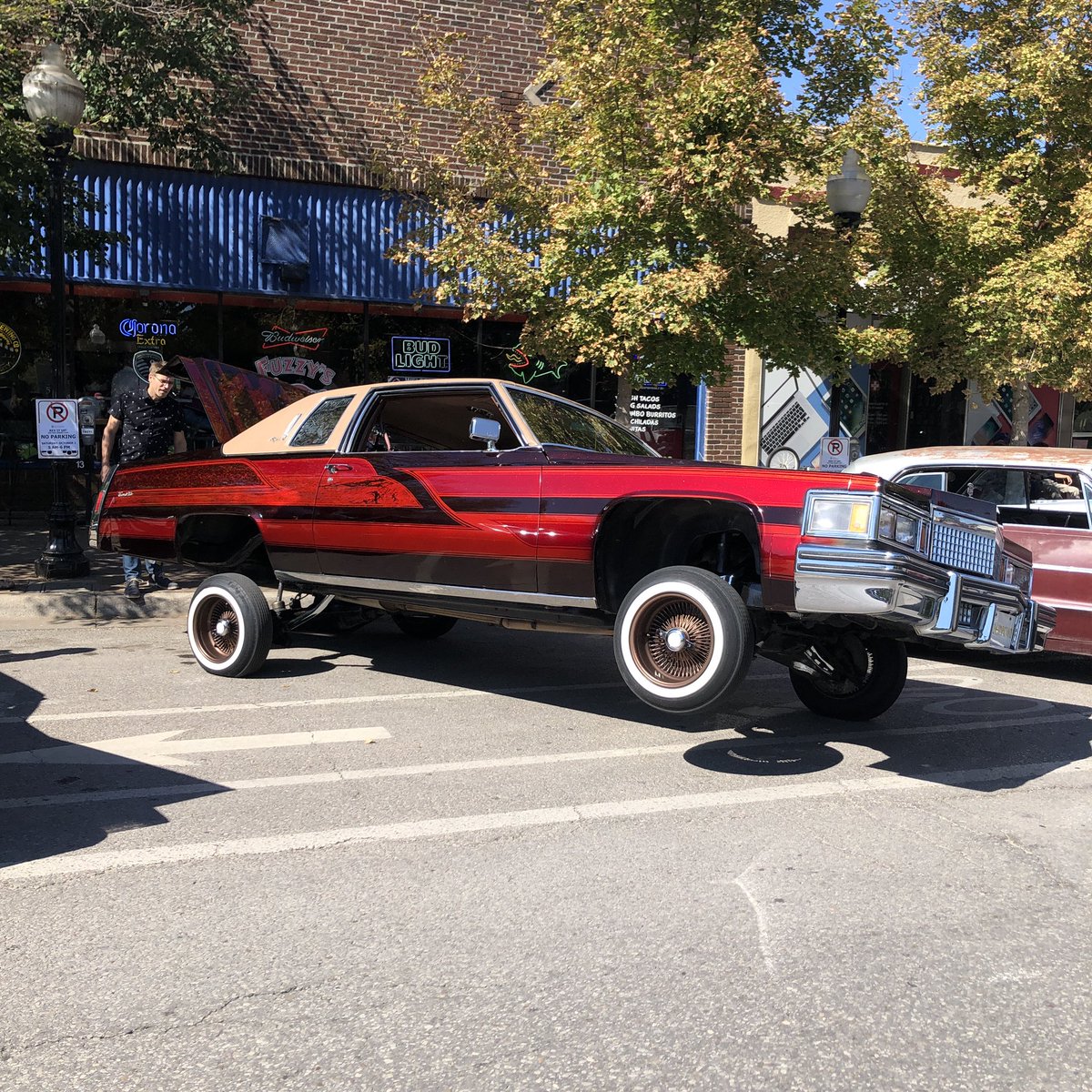 MassStreetSoda's tweet photo. Cool cars and cold drinks—a match made in heaven aka @downtwnlawrence! Drop by 1103 Mass and grab a refreshing craft soda before exploring the amazing HUGE Rev It Up Car Show for the @BallardCenterKS. https://t.co/EKCzcHU4MR