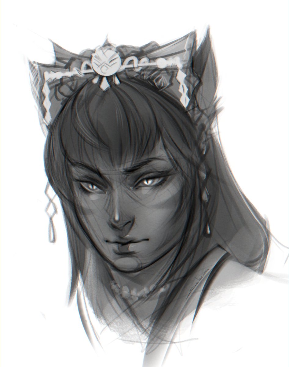 「Kikyo Sketch for #FinalFantasyXIV #FFXIV」|Sehnaのイラスト