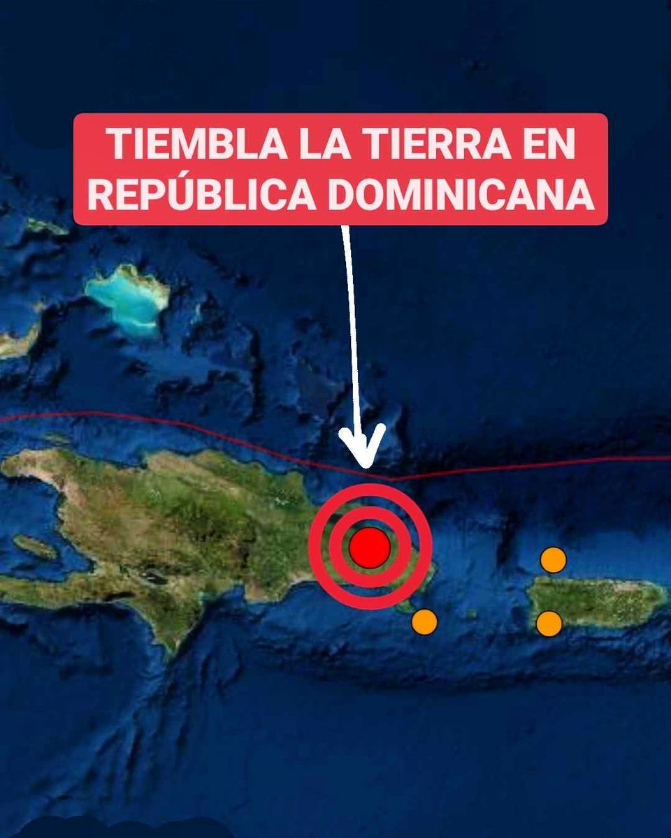 JeanSuriel's tweet photo. 🔴ATENTOS🔴
Un sismo de magnitud 4.8 se registró la tarde de este sábado en el este de República Dominicana: el temblor ocurrió a la 1:31 PM, con epicentro en la provincia El Seibo.

🔴El Instituto Dominicano Sismológico estima una profundidad de 105 kilómetros.

Sigue ⬇️ https://t.co/bAFZxgLAy4
