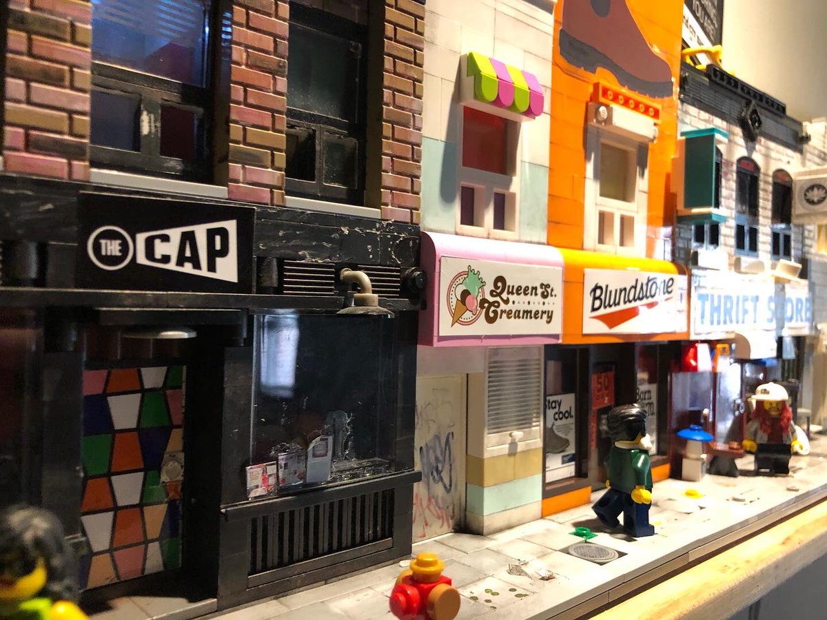 Stop by <a href="/TheCapLive/">The Cap</a> and check out this amazing Lego city created by Chris Thomas. On display today only. 1-8 pm.