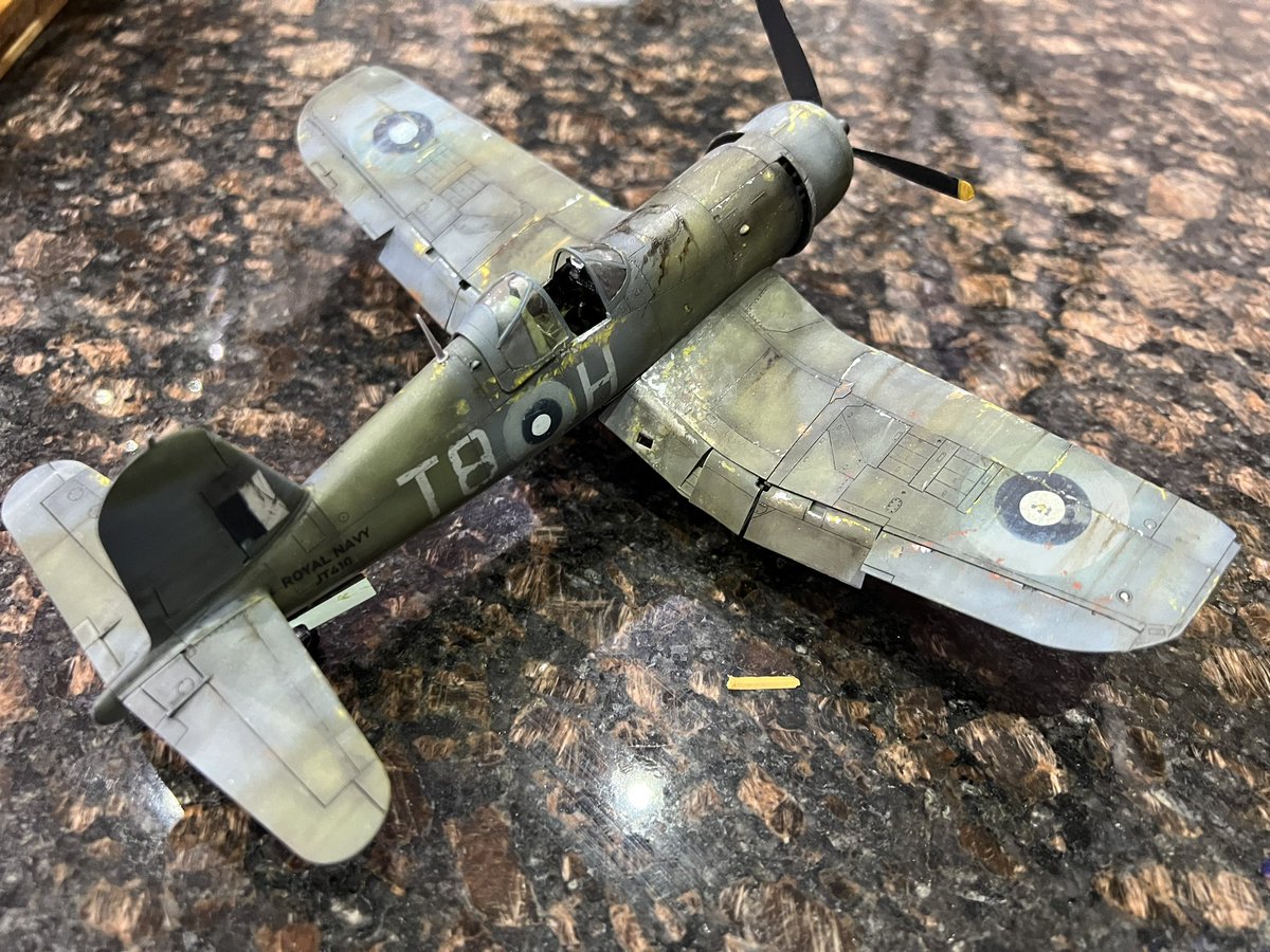 Strangelyhappy's tweet photo. Couldn't wait..thank you so much Simon @RedFiveModels 👏👏👏
The detail on this FAA Corsair, stunning,simply stunning. 😎
Junior who is in Uni RN also heavily approves.
After #Shitoff,#WingOff I think!
@WeHaveWaysPod #WeHaveWays https://t.co/p8lamgCmAX