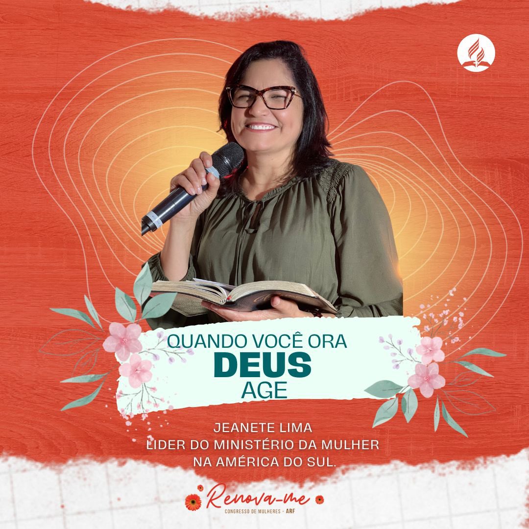 AdventistasARF's tweet photo. A oração tem um poder muito além do que podemos imaginar! @jeanetepinto #CongressoMM https://t.co/gvcK9xEij0