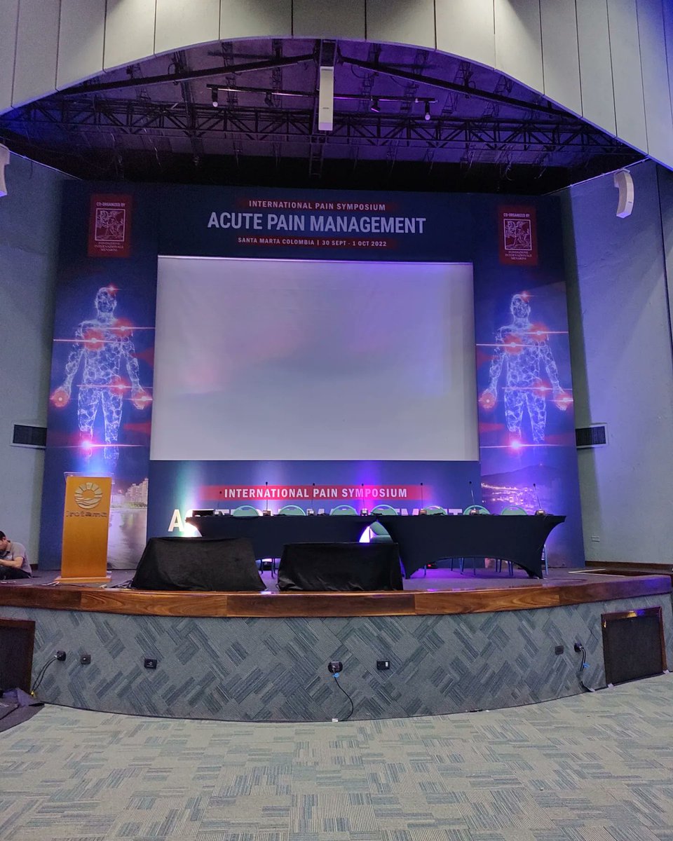 Sinergialog's tweet photo. Iniciamos el mes con el resultado final del montaje que realizamos en @Hotel_Irotama para el International Pain Symposium Acute Pain
Management. 

Tenemos experiencia en el montaje y diseño de eventos corporativos.  👉 ¿Te gustaría que tú evento sea un éxito total? Contáctanos. https://t.co/Yf5xgfsM5n