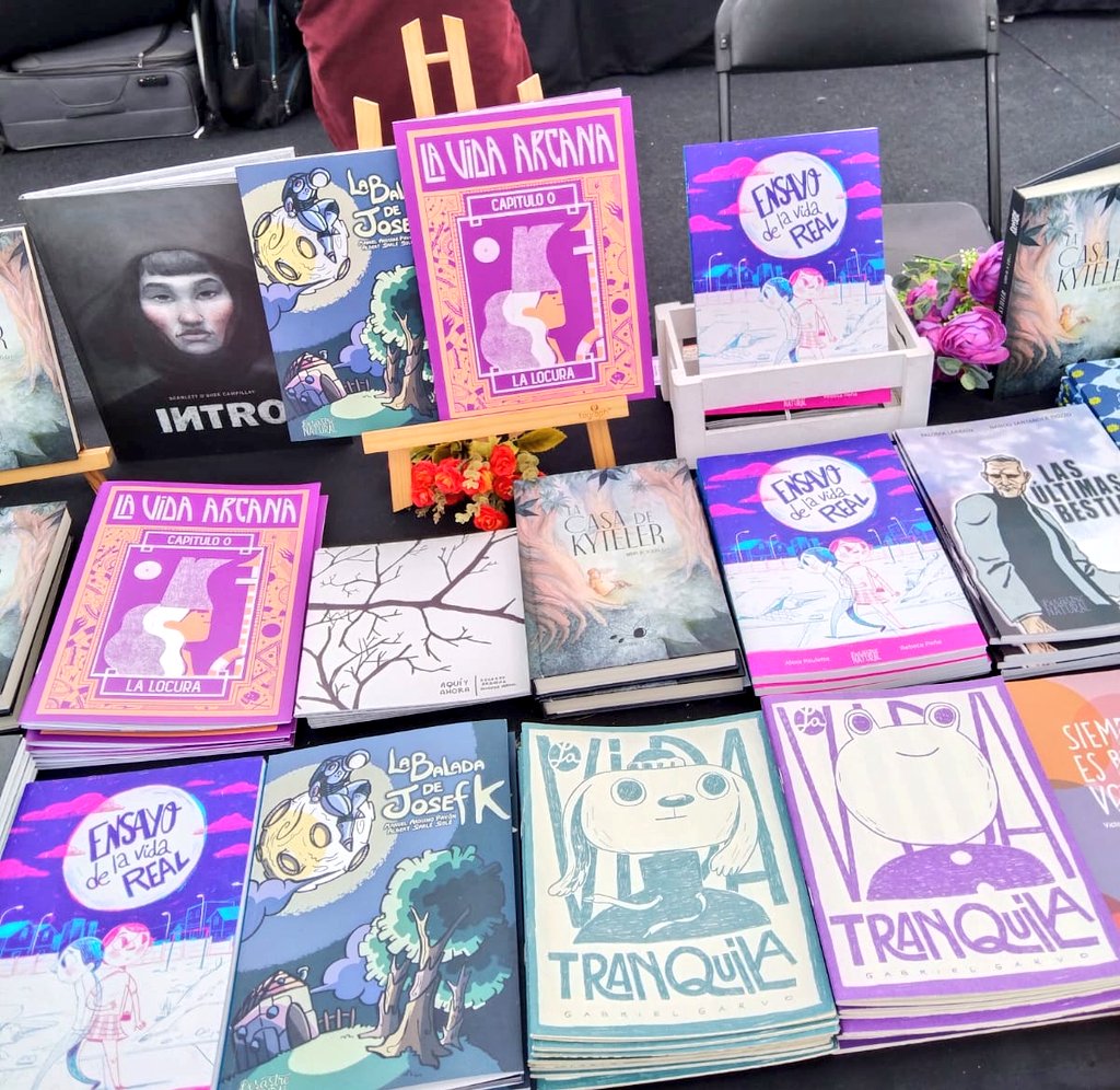 Seguimos en la #primaveradellibro 🔥 Tercer día ¡Aprovechen de pasar a darse una vuelta!

ID: Fotografía. Una mesa sobre la cual hay dispuestos varios libros de nuestro catálogo.

#desastrenaturaled #desastrenaturalediciones #libroschile #librosrecomendados