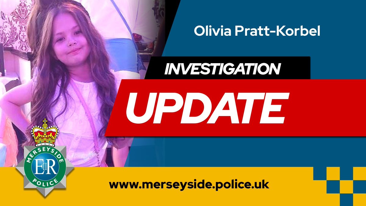 MerseyPolice's tweet photo. CHARGED | Two men have been charged in connection with the murder of Olivia Pratt-Korbel in #Dovecot. Thomas Cashman, 34, and Paul Russell, 40, will appear at court on Mon. More here. Please continue to pass on any information via https://t.co/ISGOs7uUx7
https://t.co/hgtJFGntFm https://t.co/jRgRsopurp