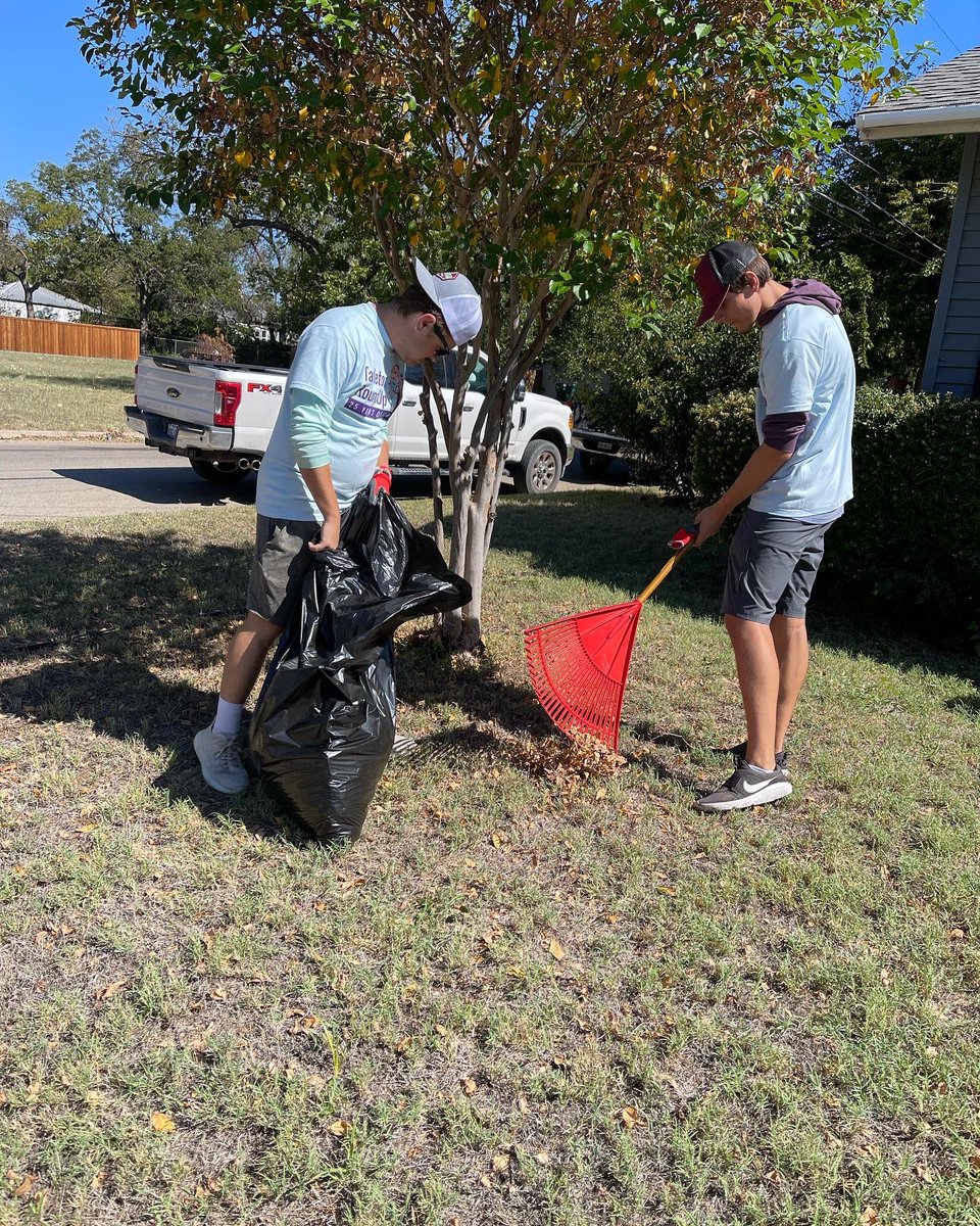 Had a great morning serving our community with <a href="/TarletonRoundUp/">Tarleton Round Up</a>