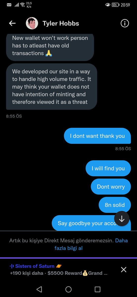 Metakind_'s tweet photo. Andddd another scammer
🎯HUNTED🎯 by #Metakind
Its a SCAM site archipelagoo..art(never click) 🚫
Real Site https://t.co/dmHH3DHJz9 (only 1 O Letter) ✅
Scammer 🚫 @tylerxhobbss
Real ✅ @tylerxhobbs
#NFTCommunity take care
Real Site visual ⬇️ https://t.co/VHxLtZoSXK