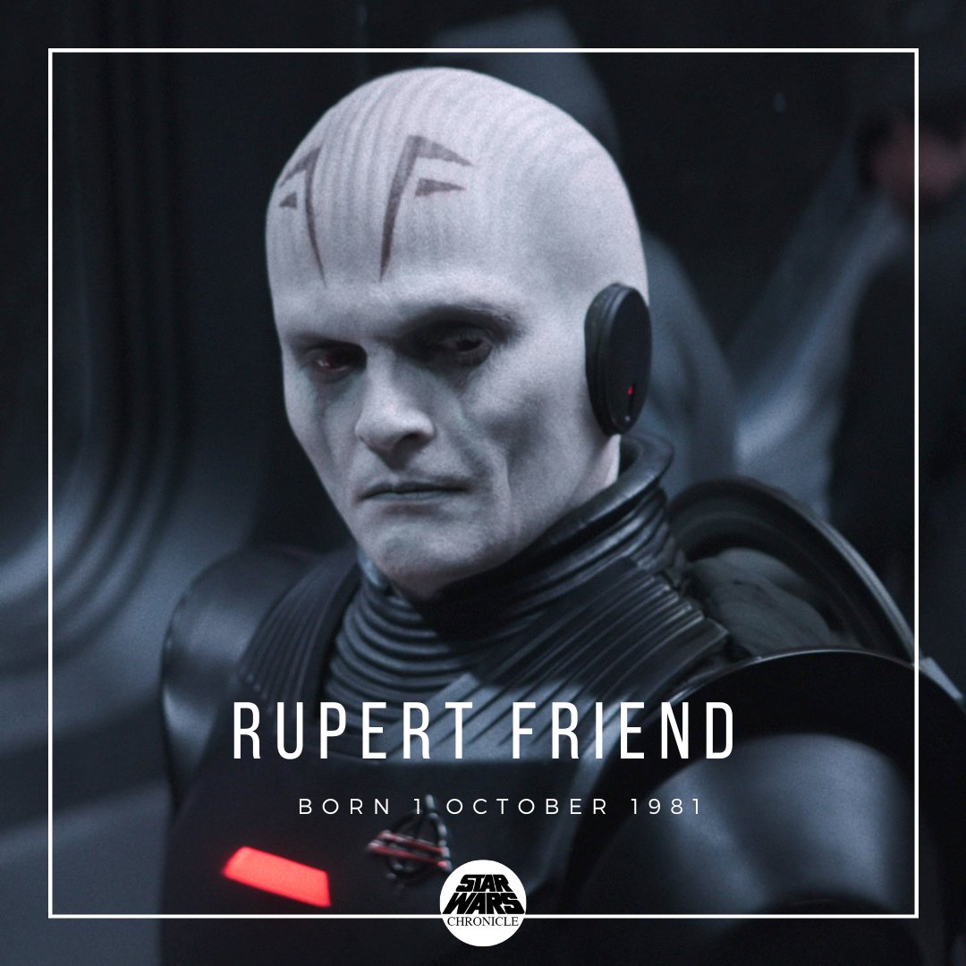 Happy birthday to Rupert Friend, who played the Grand Inquisitor in Obi-Wan Kenobi! 