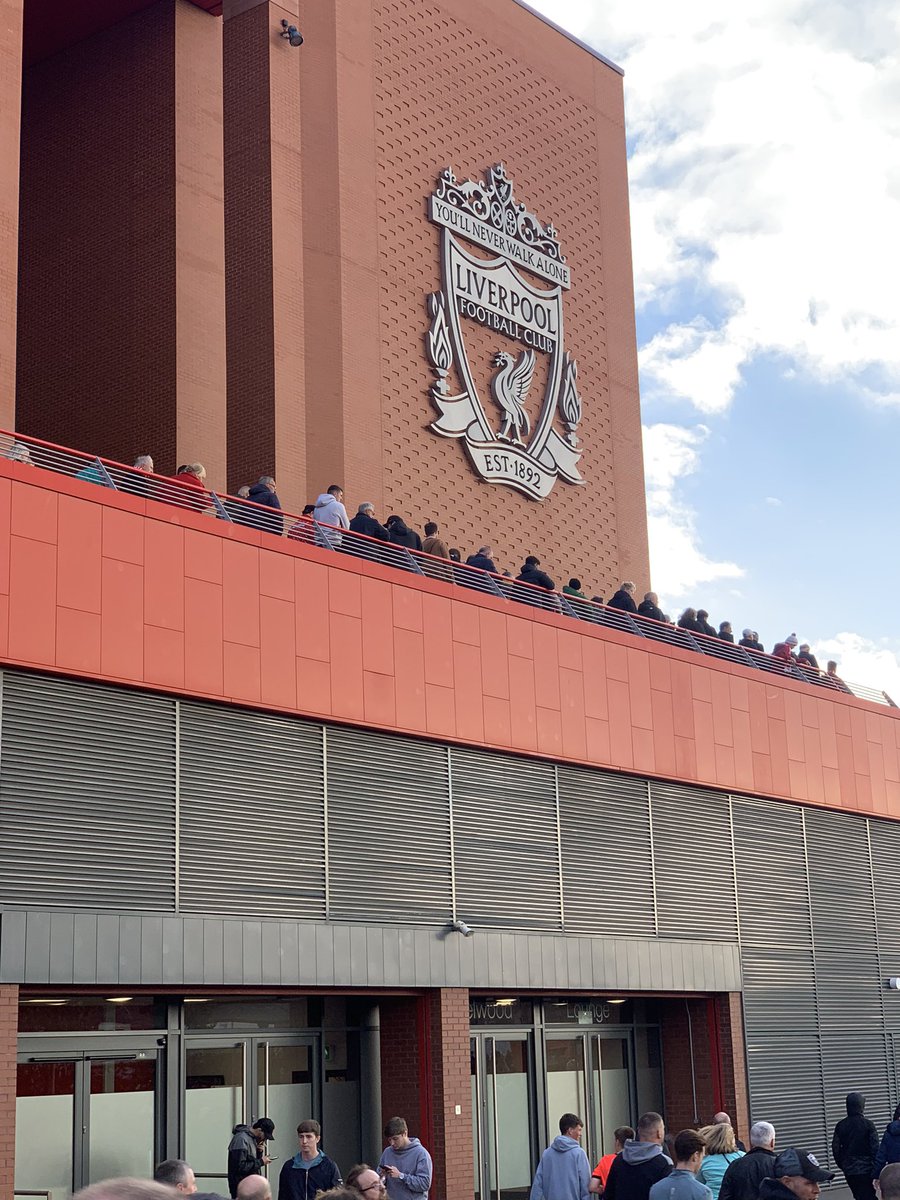 Andyriley88's tweet photo. Shame about the result but great to be back at anfield 🥰. #LFC #YNWA https://t.co/SJw3cZqguA