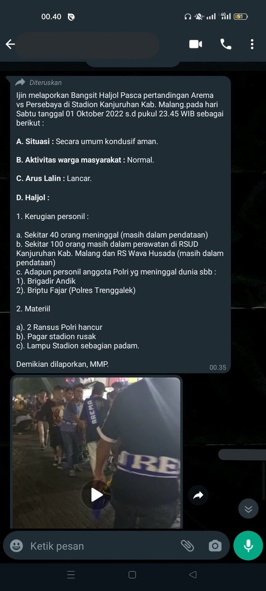 TukangKomporin's tweet photo. Innalilahi
Korban Meninggal sudah 40rg dan masih di Hitung
#MalangBerduka #RipPSSI https://t.co/QoQqVWou6D
