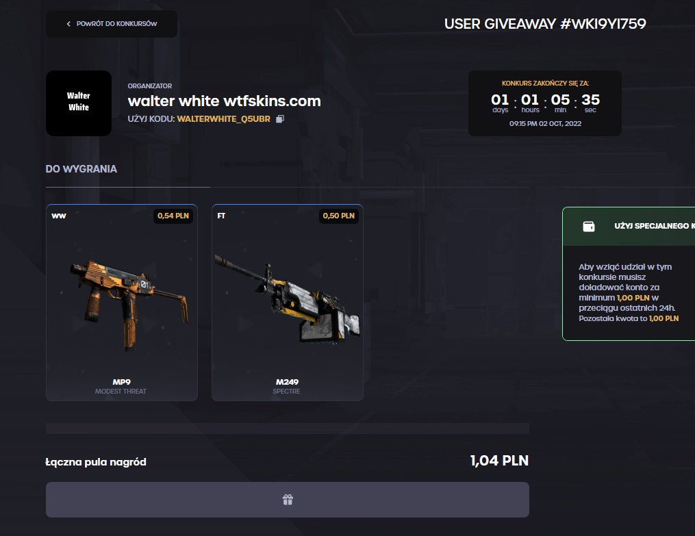 Hank_1337's tweet photo. Sup
https://t.co/KqgLPH0DX2
KeyDrop giveaway
#keydrop #CSGOGiveaway https://t.co/DFrllD7TeL