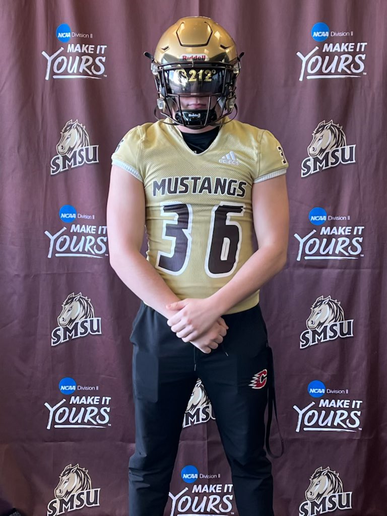 JaidenLoots's tweet photo. 100% committed! Go Mustangs! #letsride @SMSUfootball @CoachSUnderwood @CoachBull16 @CoachBouman @CoachGatz75 @HTsimouris @CoachDP78 @CoachHubSMSU @Coach_Devlin @CentCougsFB @OJW_Scouting @TNTACADEMY1 @isiah_malone https://t.co/SgWOcizJ99